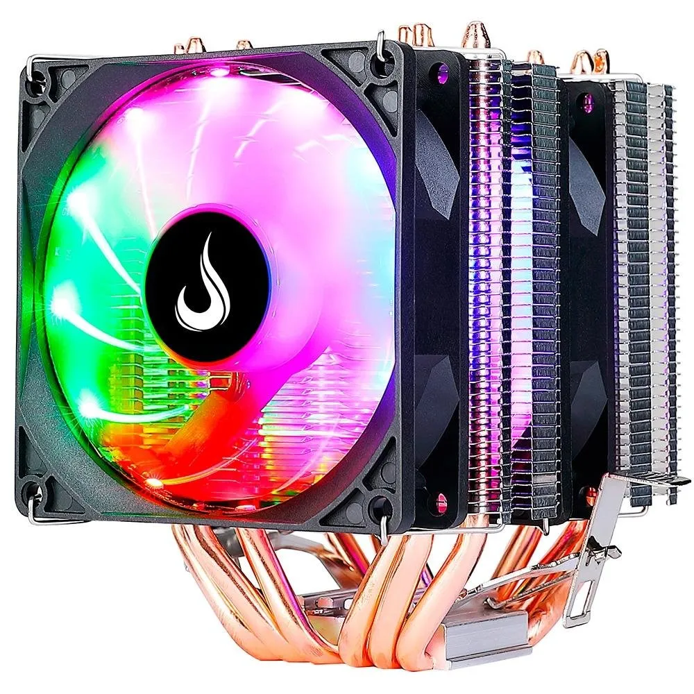 [App] Air Cooler Rise Mode Gamer G800, Rgb, Amd/Intel, 90mm, Preto - Rm-Ac-O8-Rgb